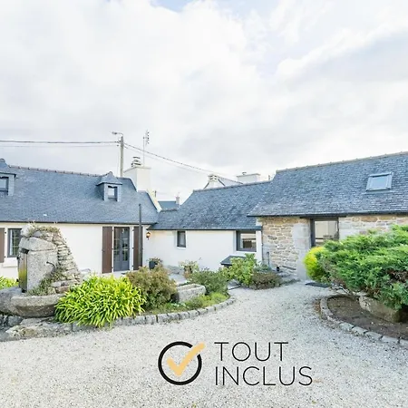 Ty Melen - Charmante Maison Bretonne Proche Mer Plouguerneau Extérieur photo